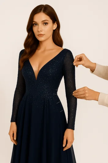 Professional evening dress alterations for elegant events in Albuquerque